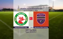 VIDEO Highlights: Topenland Bình Định 0-0 Becamex Bình Dương (Vòng 6 LS V.League 1-2021)