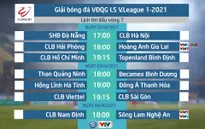 Lịch thi đấu và trực tiếp vòng 7 V.League 2021: Tâm điểm Hải Phòng – HAGL, Nam Định – SLNA