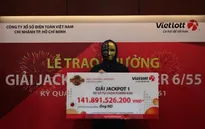 Nam nhân viên văn phòng trúng số Vietlott gần 142 tỷ đồng