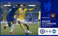 Chelsea 0-0 Brighton: Chia điểm nhạt nhòa, The Blues vẫn góp mặt trong Top 4