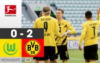 Wolfsburg 0-2 Dortmund: "Không thể cản" Erling Haaland!