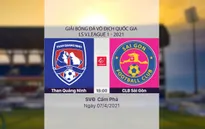 VIDEO Highlights: Than Quảng Ninh 1-0 CLB Sài Gòn (Vòng 8 LS V.League 1-2021)