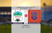 VIDEO Highlights: Hoàng Anh Gia Lai 2-2 Becamex Bình Dương (Vòng 12 LS V.League 1-2021)