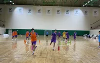 ĐT Futsal Việt Nam làm quen sân thi đấu, sẵn sàng cho 2 lượt trận play-off tranh vé dự World Cup
