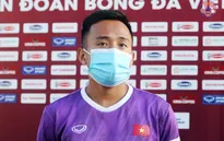 Hậu vệ Mai Sỹ Hoàng: "Các bài tập giúp tôi phát triển nhiều về chuyên môn"