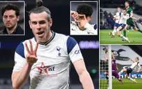 Bale lập hat-trick, Tottenham áp sát top 4 Ngoại hạng Anh