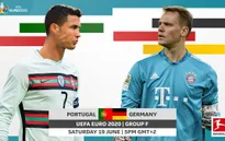 Lịch thi đấu và trực tiếp EURO 2020 hôm nay: Tâm điểm Bồ Đào Nha – Đức, Hungary – Pháp