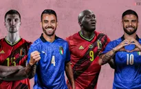 EURO 2020: ĐT Bỉ lép vế trước Italia về thành tích đối đầu