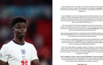 Bukayo Saka viết tâm thư xúc động gửi CĐV ĐT Anh