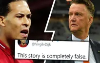 Virgil van Dijk chỉ trích phóng viên đưa tin sai sự thật