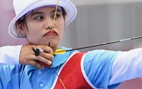 Cung thủ Ánh Nguyệt thua đáng tiếc cung thủ người Nhật Bản ở loạt "mũi tên vàng"