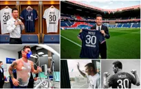 CHÙM ẢNH: Lionel Messi đến PSG ký hợp và ra mắt đội bóng mới