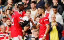 Pogba và Fernandes đi vào lịch sử Man Utd