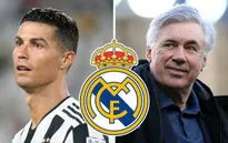 HLV Ancelotti lên tiếng về tin đồn Real Madrid muốn chiêu mộ Ronaldo