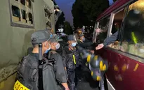 Thêm hơn 300 cảnh sát cơ động vào TP Hồ Chí Minh làm nhiệm vụ chống dịch COVID-19