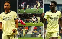Aubameyang lập hat-trick, Arsenal tạo mưa bàn thắng ở cúp Liên đoàn Anh