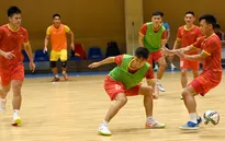 ĐT futsal Việt Nam hưng phấn trước trận gặp ĐT futsal Brazil