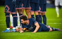 Hình ảnh ấn tượng của Messi trong trận thắng Man City