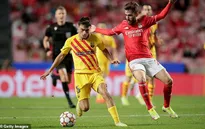 UEFA Champions League: Thua đậm Benfica, Barcelona nguy cơ dừng bước ngay vòng bảng