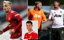 Ronaldo tới Man Utd là "tin xấu" với Van de Beek