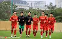 ĐT Việt Nam tập buổi đầu tiên sau kỳ nghỉ
