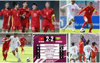 Hòa Myanmar 2-2, ĐT nữ Việt Nam giành quyền vào tứ kết VCK Asian Cup 2022