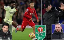 Hoãn trận bán kết Cúp Liên đoàn Anh giữa Arsenal và Liverpool