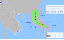 Ngày 30/10, bão NALGAE sẽ vượt qua khu vực miền Trung Philippines và đi vào Biển Đông