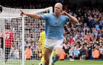 Haaland lập kỷ lục mới với hat-trick vào lưới Man Utd