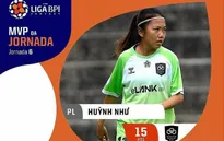 Huỳnh Như góp mặt trong đội hình tiêu biểu của giải bóng đá nữ Bồ Đào Nha