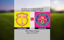 HIGHLIGHTS | CLB Nam Định 3-0 CLB Sài Gòn | Vòng 25 V.League 1-2022