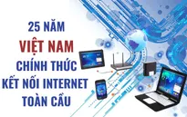 [INFOGRAPHIC] 25 năm Việt Nam chính thức kết nối Internet toàn cầu