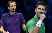 ATP Finals | Djokovic thắng kịch tính trước Medvedev