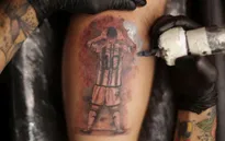 Hình xăm Messi được ưa chuộng tại Argentina