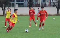 U23 Việt Nam hứng khởi trong buổi tập đầu tiên tại Campuchia
