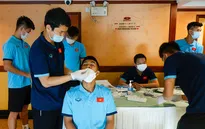 U23 Việt Nam chủ động làm xét nghiệm nhanh Covid-19