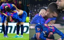 Ferran Torres khóc nức nở sau trận Barca hòa Napoli