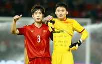 Thủ môn U23 Việt Nam ăn mừng bằng lời chúc các đồng đội