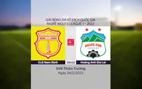 HIGHLIGHTS | CLB Nam Định 0-0 Hoàng Anh Gia Lai | Vòng 1 V.League 2022