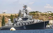 Kỳ hạm của Hạm đội Biển Đen Hải quân Nga chìm sau vụ nổ lớn ngoài khơi Ukraine