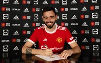 Bruno Fernandes gia hạn hợp đồng với Man Utd, lương tăng gấp đôi
