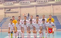 Hướng đến SEA Games 31:ĐT nữ Futsal Việt Nam thắng trận đầu ở Bahrain
