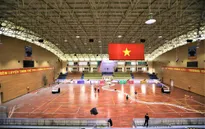 Nhà thi đấu Thanh Trì sẵn sàng cho môn bóng rổ tại SEA Games 31