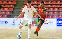 Thắng đậm Timor Leste 7-1, ĐT futsal Việt Nam lên ngôi đầu bảng