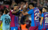 Aubameyang giải cơn khát bàn thắng, Barca thắng dễ Celta Vigo