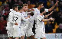 De Bruyne lập poker, Man City nhấn chìm Wolves