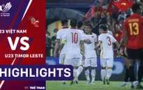 Highlights | U23 Timor Leste 0-2 U23 Việt Nam | Bảng A môn bóng đá nam SEA Games 31