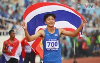 Thần đồng 16 tuổi Thái Lan phá 2 kỷ lục điền kinh SEA Games
