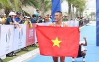 Phạm Tiến Sản giành Huy chương Vàng lịch sử nội dung 2 môn phối hợp
