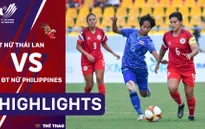 Highlights ĐT nữ Thái Lan 3-0 ĐT nữ Philippines (Bán kết bóng đá nữ SEA Games 31)